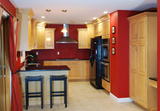 Remodeled kitchen