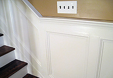Carpentry: wainscoting, shadow boxes, stair railings and spindles, chair rails