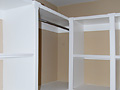 Two custom walk-in closet systems were installed