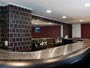 Tiled bar back-splash and bar top