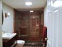 Contemporary basement bathroom