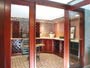 Wine cellar entry door stained and installed