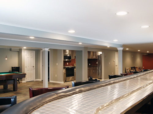 Basement remodel