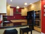 Kitchen cabinets installed with appliances