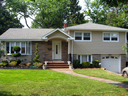 Complete exterior vinyl siding renovation