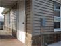 Vinyl siding & masonry on garage