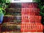 Power washed stairs (before and after)